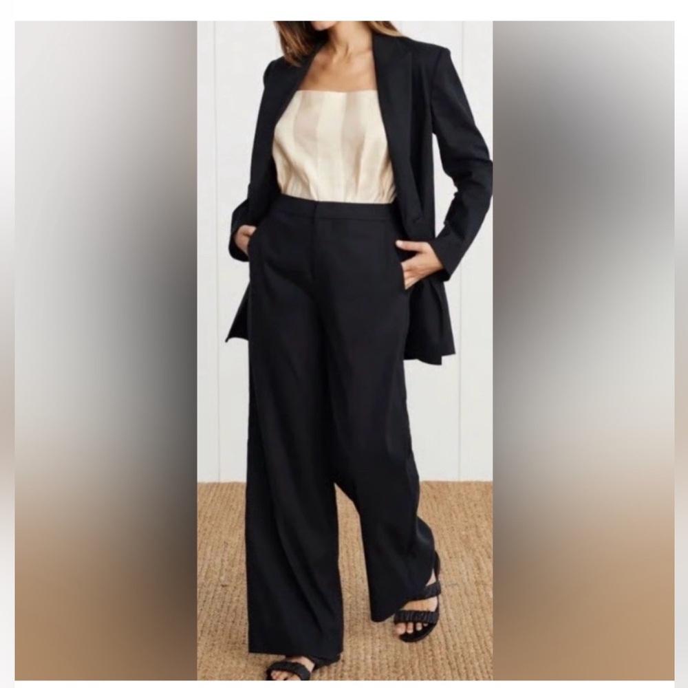 Jenni Kayne | Linen Keaton Pant |‎ Black | Women’s Size 4